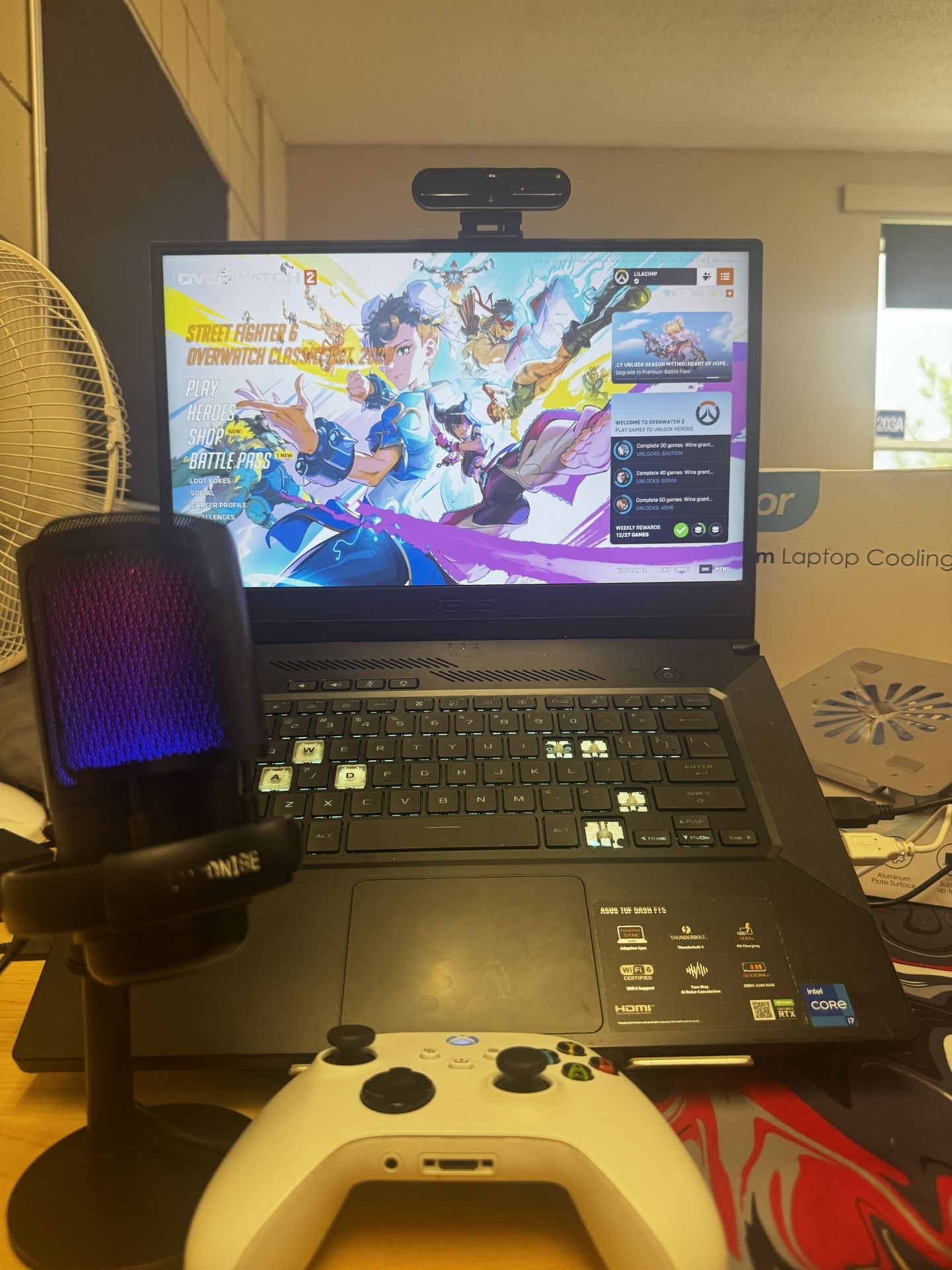 Laptop Gaming/streaming Setup(read Desc)