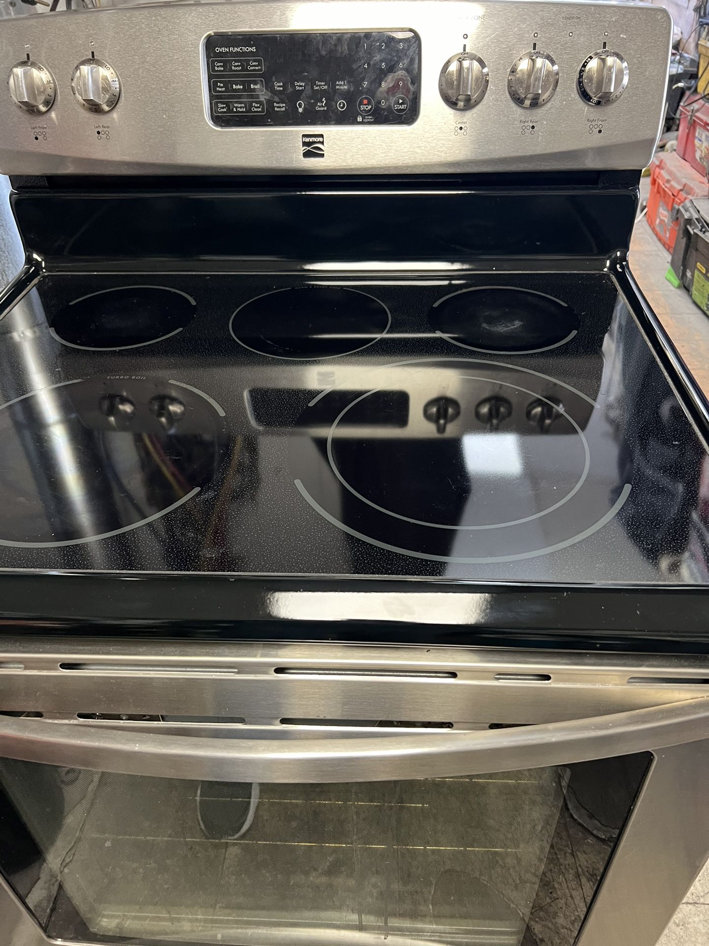 Electric Stove Stainless Steel Kenmore Like brand New And 3 Months Warranty 