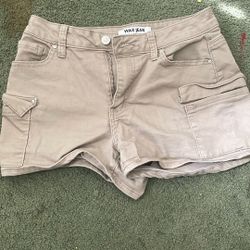 Beige Shorts 