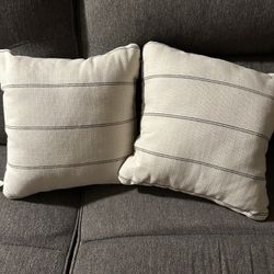 Two Square Pillows