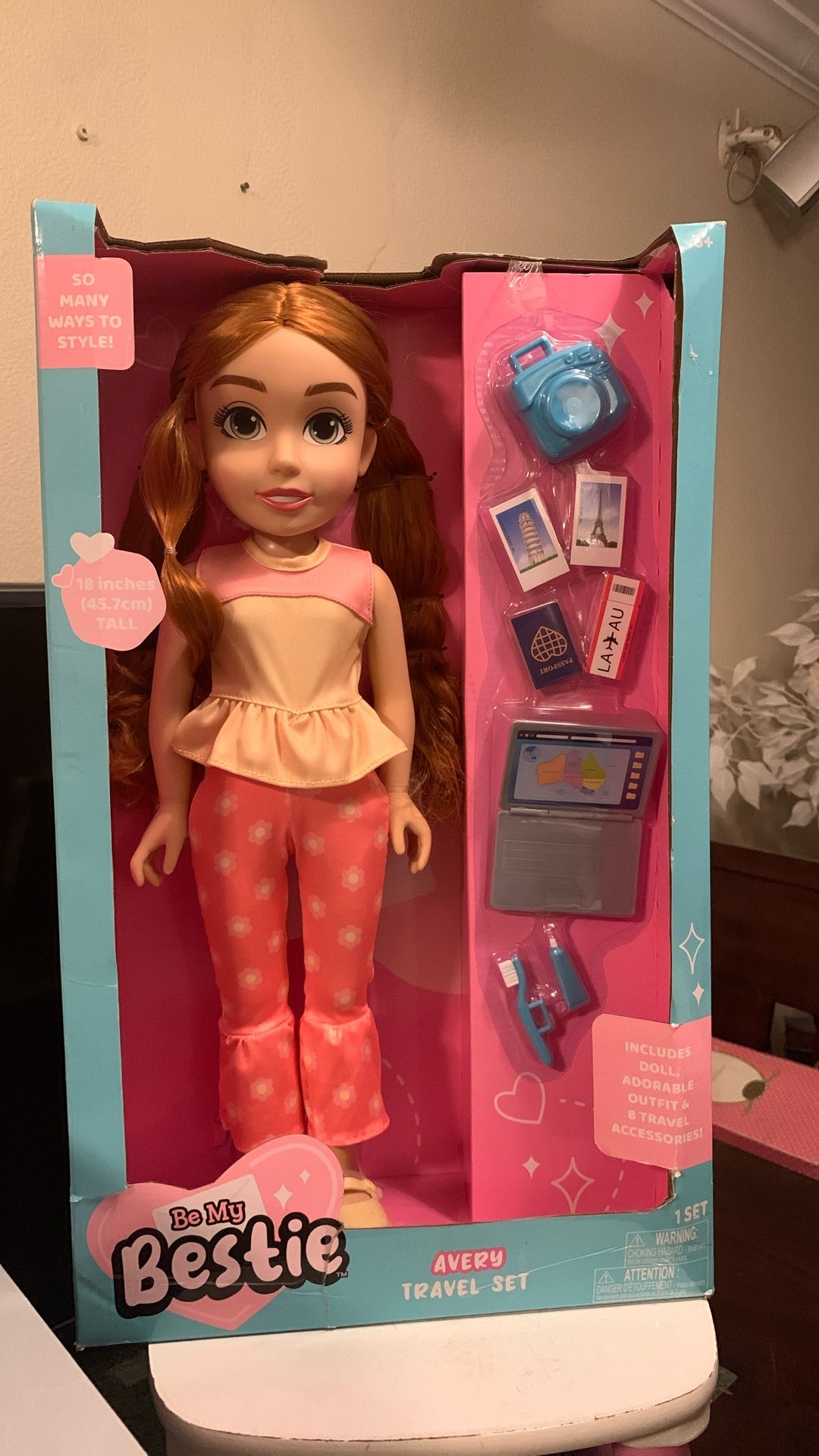 BE MY BESTIE DOLL AVERY TRAVEL SET Retail 39.99