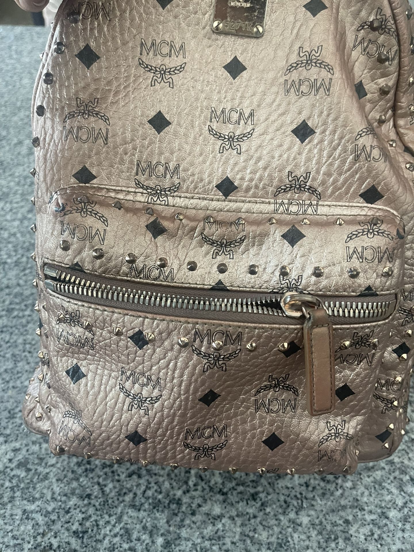 Mcm Real Backpack Pink