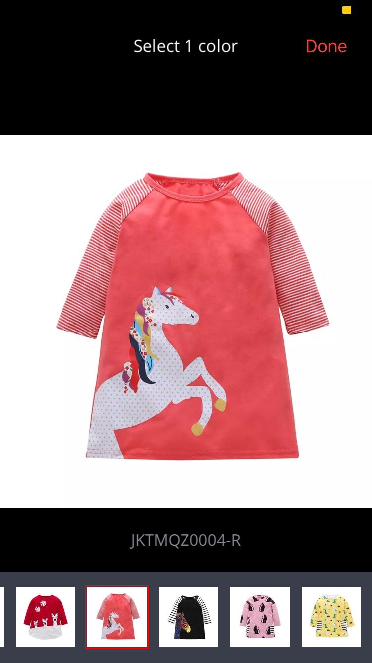 NWT coral unicorn dress