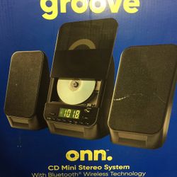 Groove Onn Cd Mini Stereo System New In The Box Great For Christmas