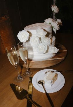 Faux Bridal Shower, Wedding cake for display