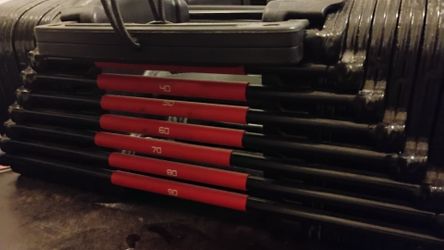 Powerblock dumbbells 90lbs