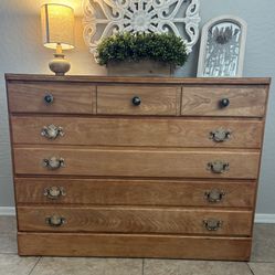 Vintage Restored Maple Birch Wood Ethan Allen 3 Drawer Chest Dresser 