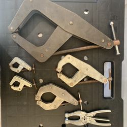 5 Kant-Twist Clamps 2- 2”, 1 - 4 1/2”,       1- 6”,  1- 12”   