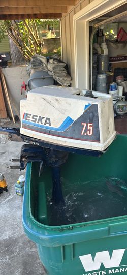 2 stroke 7.5 hp outboard
