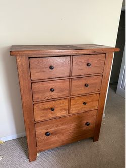 Real wood dresser