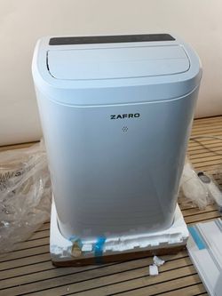 ZAFRO Portable Air Conditioner Smart AC 10000 BTU APP Remote White 3-in-1