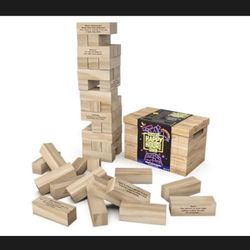 Spin Master Games, Happy Hour Tower Spin Master Games, Happy Hour Tower, Giant Jumbling Wooden Blocks, College Game, Bachelorette Party, House Party, 