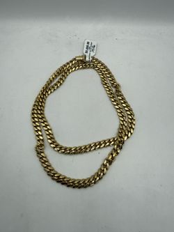 40.3Dwt 10Karat Yellow Gold Cuban Link Chain