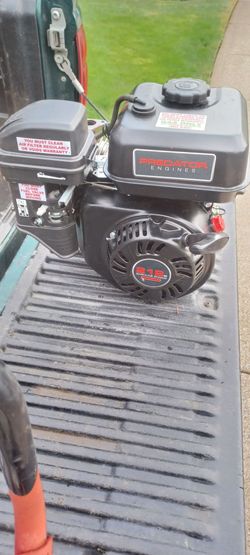 New Predator 212 cc sidecraft. Only ran for a few minutes