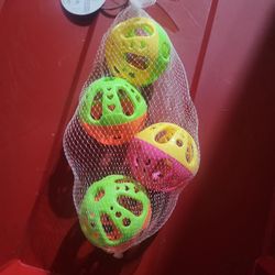 Dog Toy Balls Cat Jingle Balls