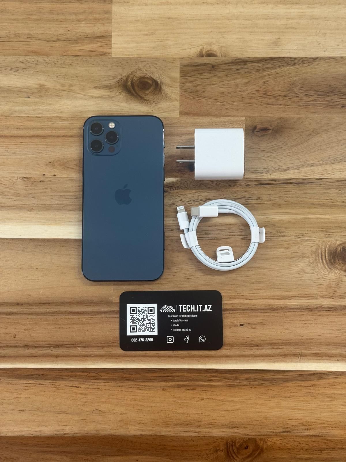 📱 iPhone 12 Pro | 128GB | Pacific Blue | Unlocked (Any Carrier)