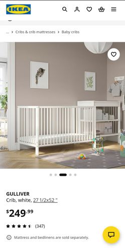 IKEA White Baby Crib