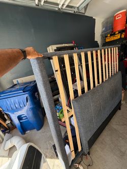 Queen Bed Frame + Sealy Mattress