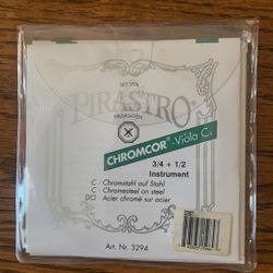 Pirastro Chromcor 3/4-1/2 Viola String Set New