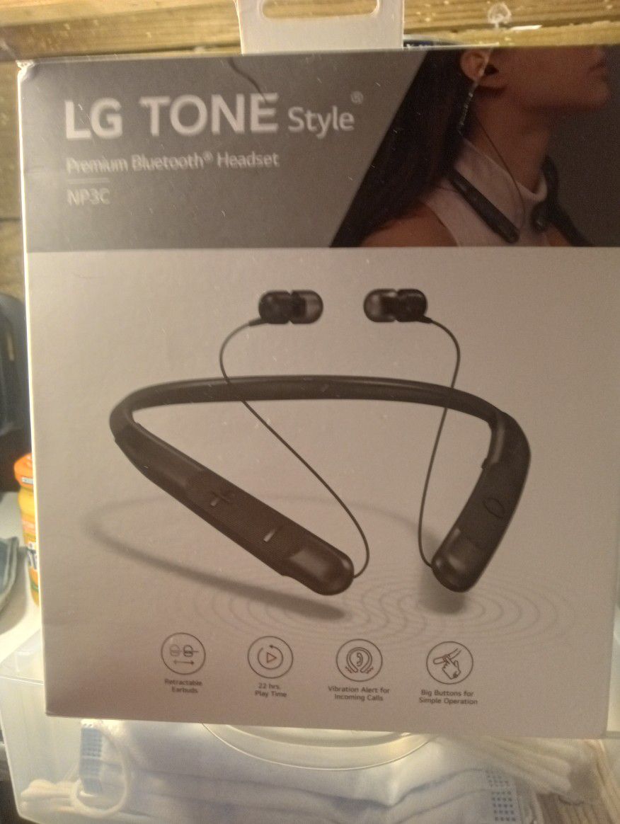 Lg Tone Style Wireless Head Phones 35 Dollars