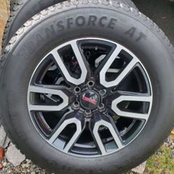 GMC Chevy AT4 6 Lug 20s Wheels Rims And Tires