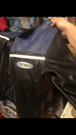 Leather Pepsi jacket
