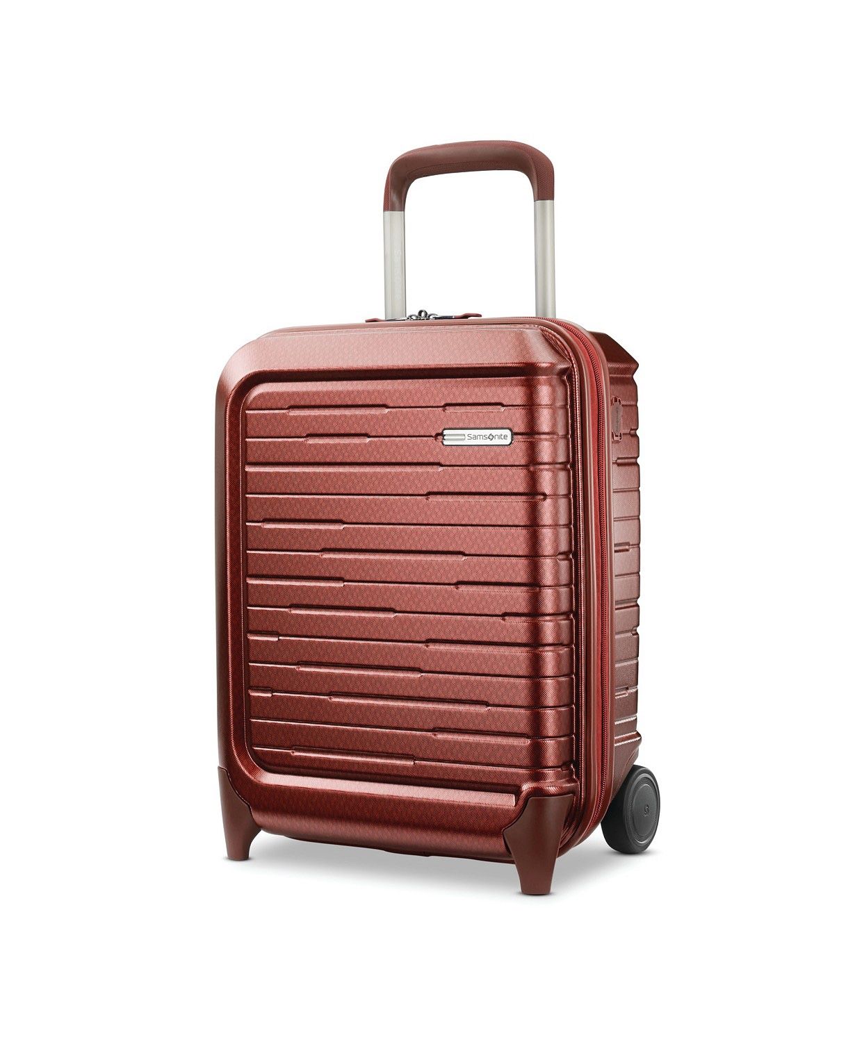 Samsonite Silhouette 16 Hardside Under-Seat Wheeled Carry-On (Cabernet Red)