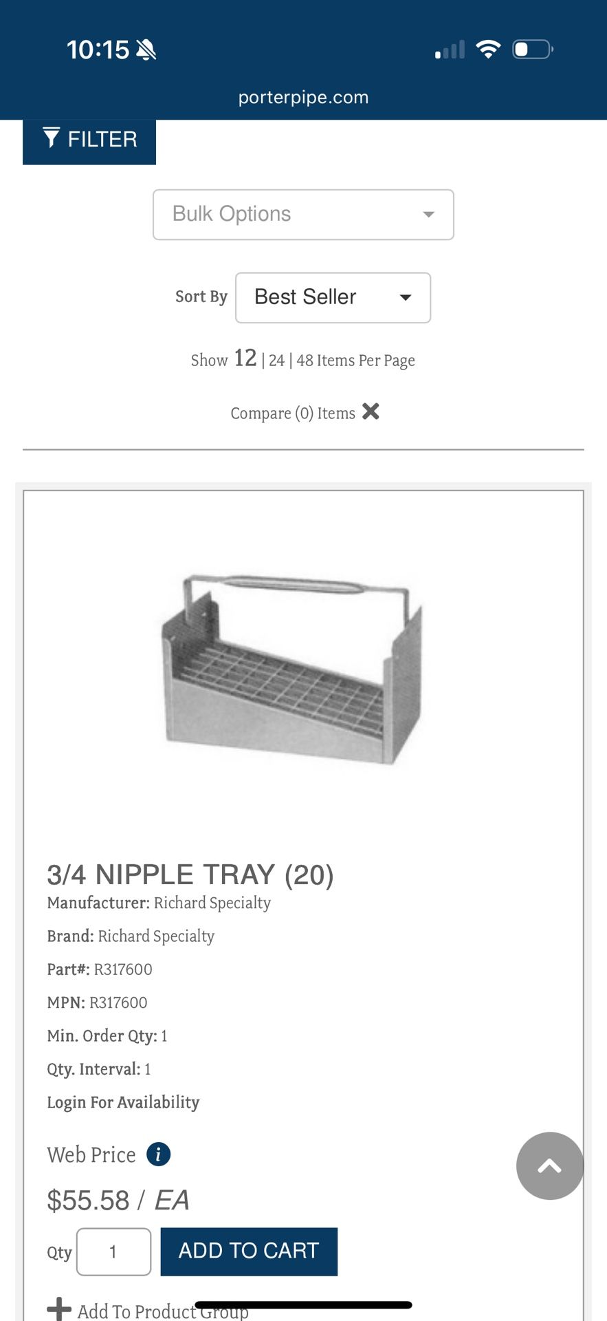 Fitting Tray