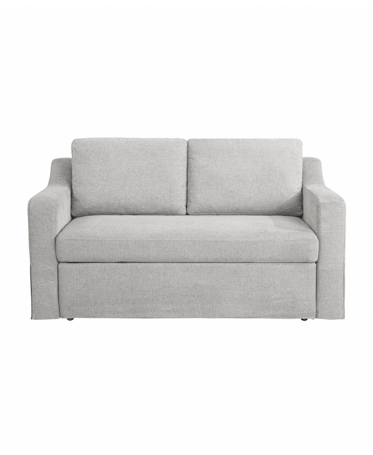 Serta Hans Convertible Loveseat Woven Linen
