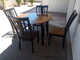 Table and Four chairs