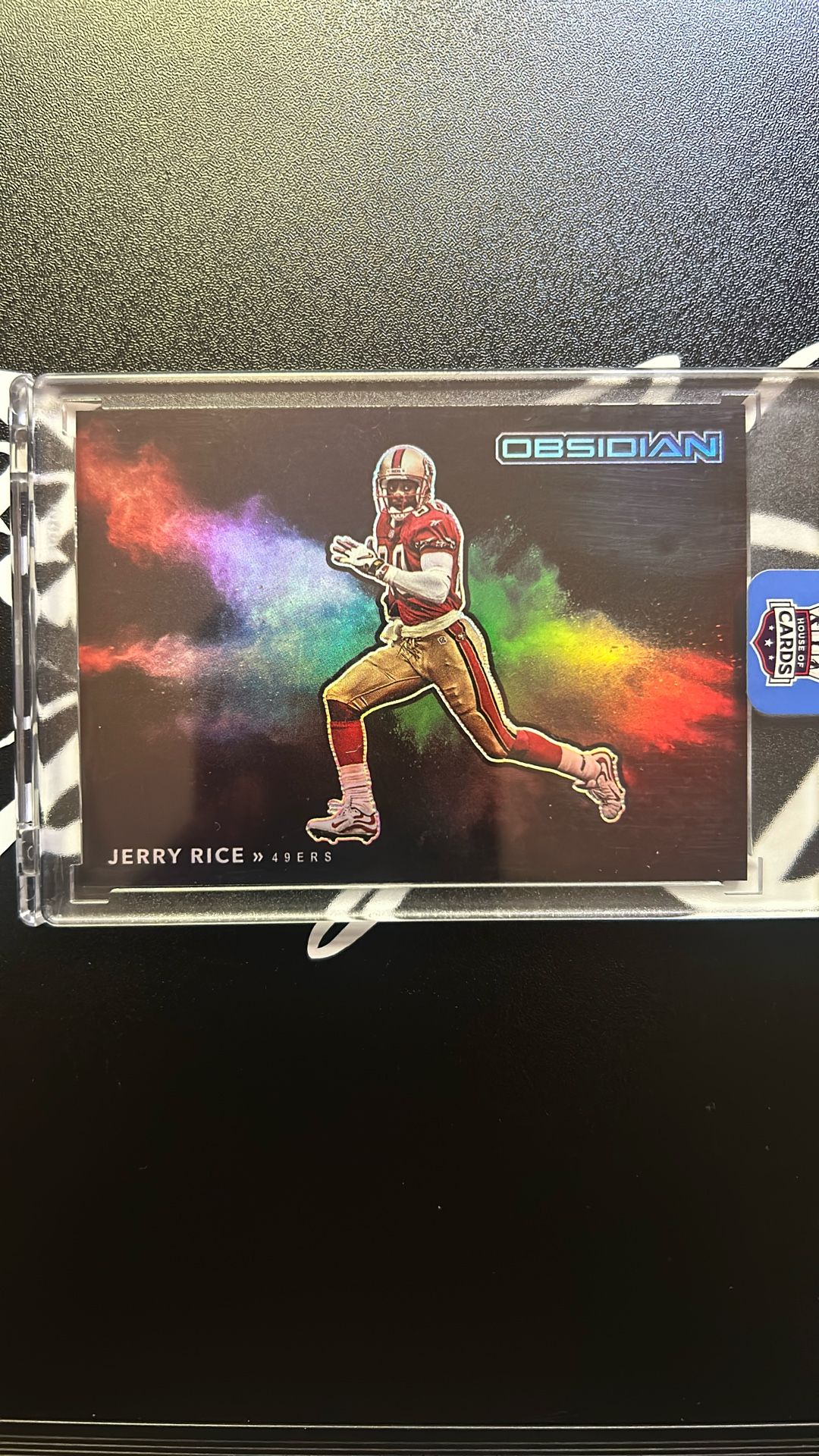 Obsidian Jerry Rice Colorblast