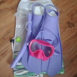 Speedo Girl Snorkel Set Shoe Size 2-4