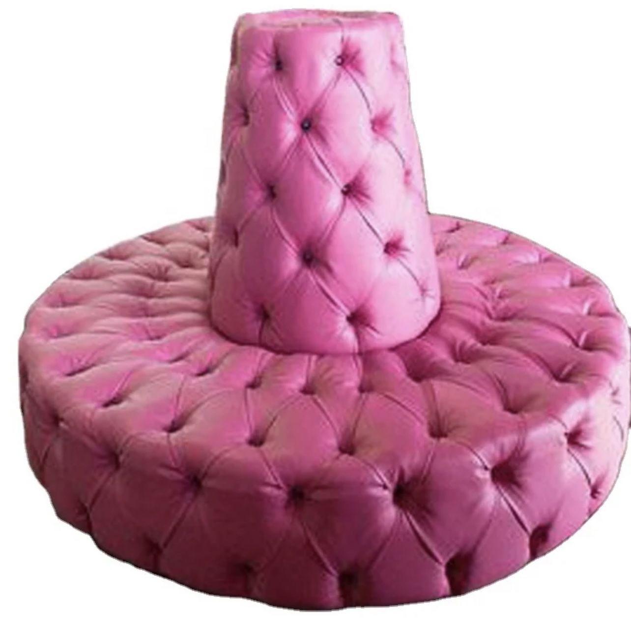 8ft Tufted Round Lounge Couch/sofa