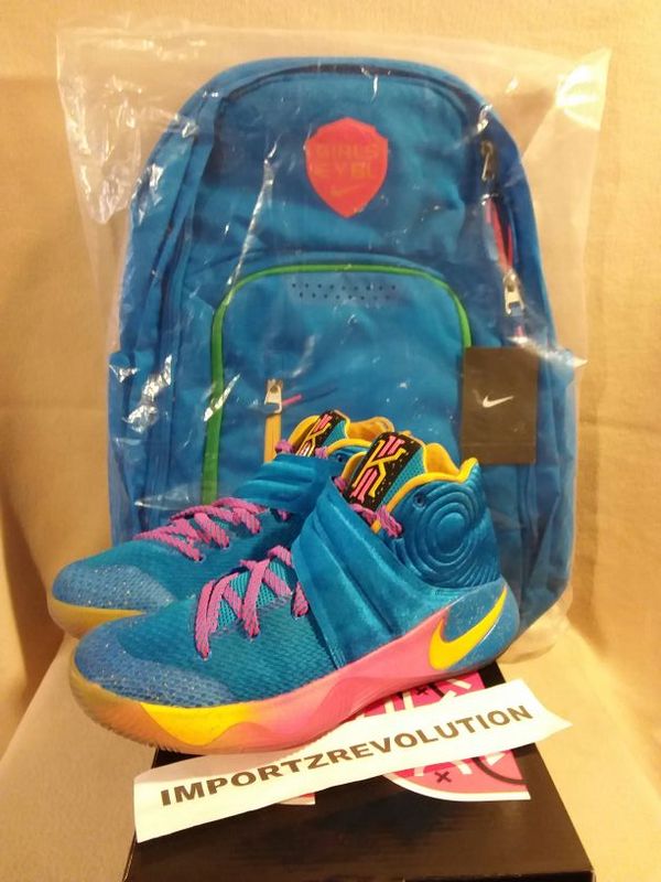KYRIE 2 EYBL Men's SIZE 8.5 with EYBL Basketball Backpack Rare for Sale in Cerritos, CA - OfferUp