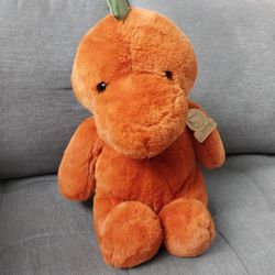 NEW Orange Dino 10" Plush