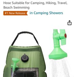 Camping Shower. Brand New. Still In Packaging. 