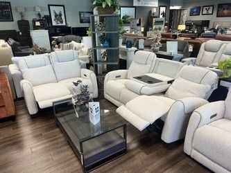 Power Reclining Sofa & Loveseat set! ON SALE! New