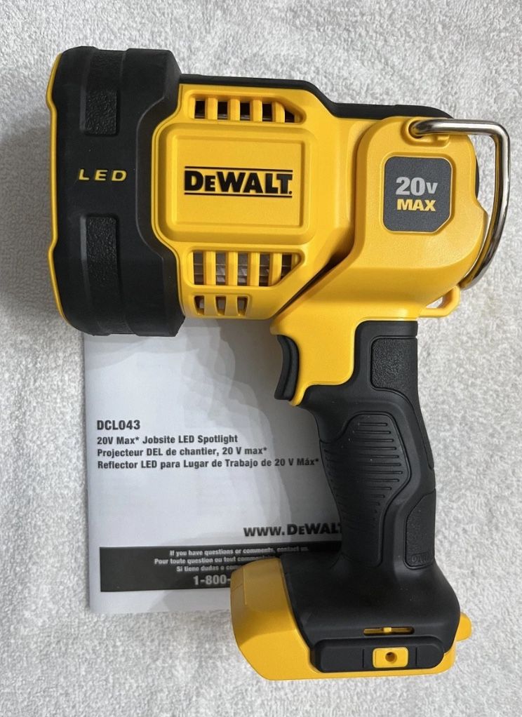 Dewalt 20v Cordless Jobsite LED Spotlight (new)