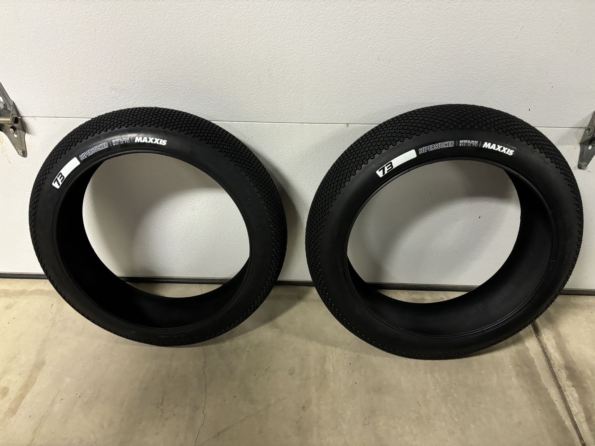 Super73 Maxxis Super Sucker Tires Set of 2 Brand New - & Wheels