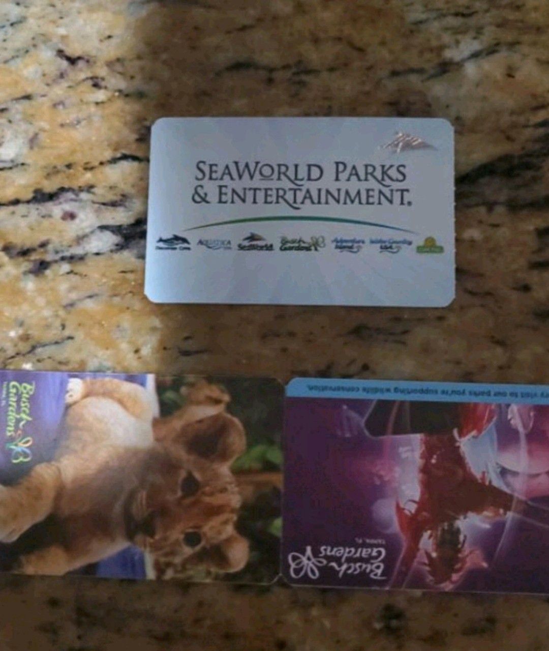 2 adult Busch Gardens tickets & 1 parking pass