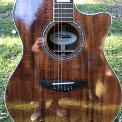 D’Angelico KOA Acoustic Electric Guitar