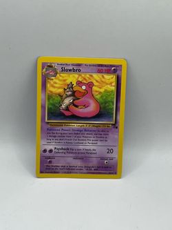 Pokemon Fossil Slowbro Card #43
