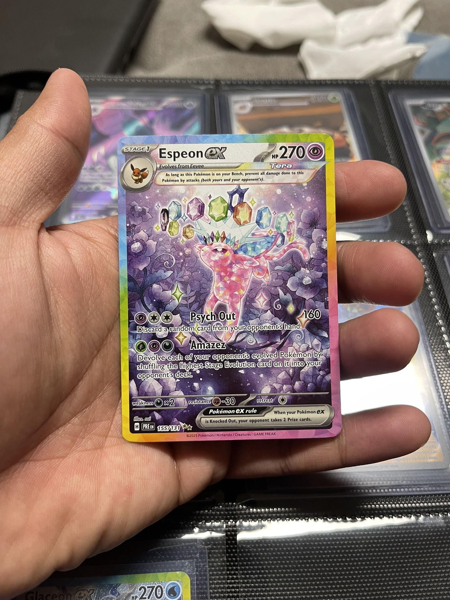 Pokemon Espeon ex - 155/131 - SV: Prismatic Evolutions (PRE)