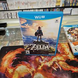 The Legend of Zelda: Breath of the Wild (Wii U, 2017) Complete CIB Tested