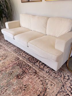 Beige/White sofa