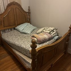 Bed frame And Nightstand