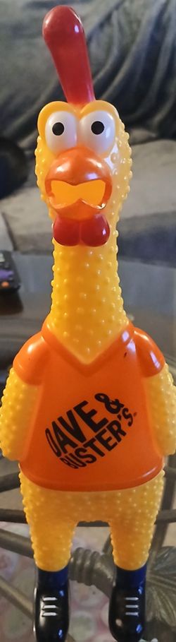 Dave and Buster squeaky chicken approx 10'