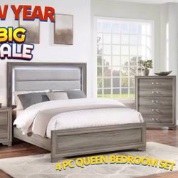 4 Pc Queen Bedroom Set 