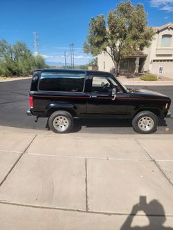 Black 1988 Ford XL Bronco II