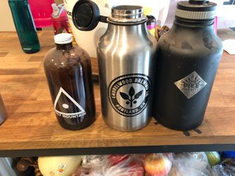 Beer growlers galore